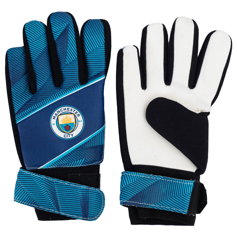 Manchester City FC Fuse Goalkeeper Gloves Yths LKT Sport Football>Premier League>Manchester City FC Soccer Gloves