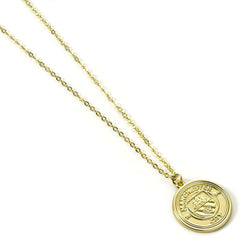 Manchester City FC Gold Finish Crest Necklace LKT Sport Football>Premier League>Manchester City FC Necklaces