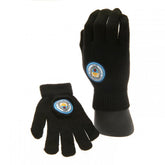 Manchester City FC Knitted Gloves Junior LKT Sport Football>Premier League>Manchester City FC Gloves & Mittens