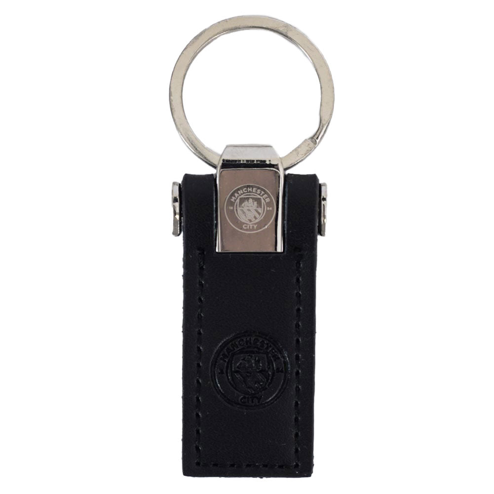 Manchester City FC Leather key Fob LKT Sport Football>Premier League>Manchester City FC Keychains