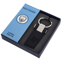 Manchester City FC Leather key Fob LKT Sport Football>Premier League>Manchester City FC Keychains