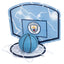 Manchester City FC Mini Basketball Set LKT Sport Mini Basketball set with a branded Man City FC backboardSet includes a mini Basketball, Basketball backboard, Hoop, Net and double sided padsEasy to assemble, which requires adult supervisionSuitable for ch
