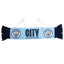 Manchester City FC Mini Car Scarf LKT Sport Mini cloth scarf finished with blue tassels at either endFeaturing two club crests and CITY textComes with suction pads ready for hanging at home or in your carOfficial licensed productApprox 46cm x 9cm Scarves