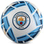 Manchester City FC Nova Premium Football LKT Sport Blue and white textured premium 26 panel footballFeaturing a full colour City crest on a Nova design ballSuitable for 14 yrs and olderOfficial licensed productSize 5 footballApprox 69cm in circumference S