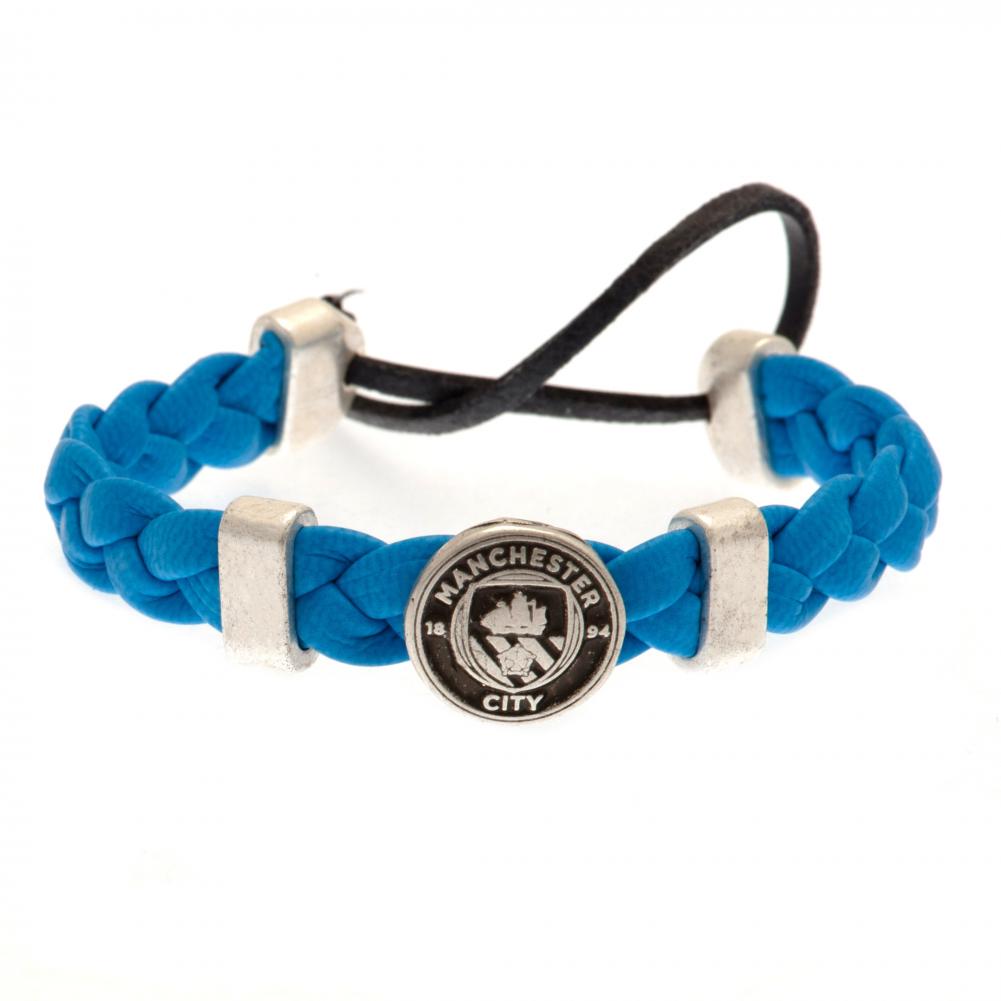 Manchester City FC PU Slider Bracelet LKT Sport Football>Premier League>Manchester City FC Bracelets