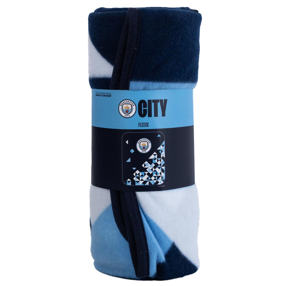 Manchester City FC Particle Fleece Blanket LKT Sport Football>Premier League>Manchester City FC Throw Blankets