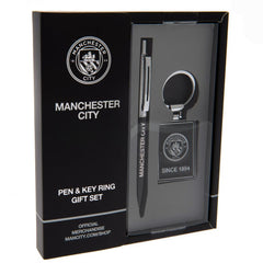 Manchester City FC Pen & Keyring Set LKT Sport Football>Premier League>Manchester City FC Pen & Pencil Sets
