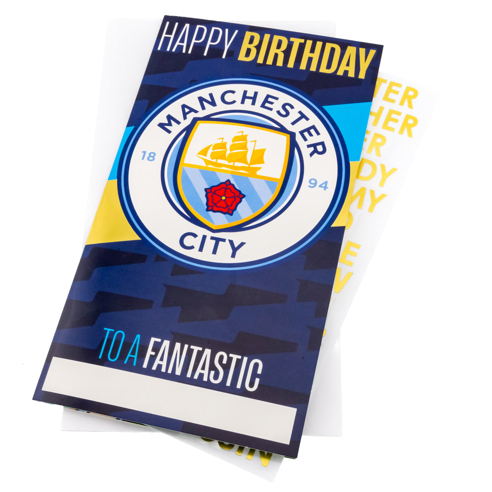 Manchester City FC Personalised Birthday Card LKT Sport Football>Premier League>Manchester City FC Greeting Cards