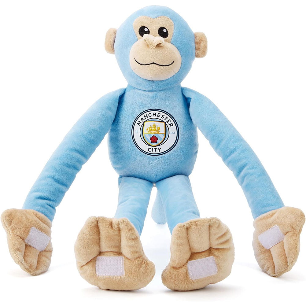 Manchester City FC Plush Hanging Monkey LKT Sport Football>Premier League>Manchester City FC Stuffed Animals