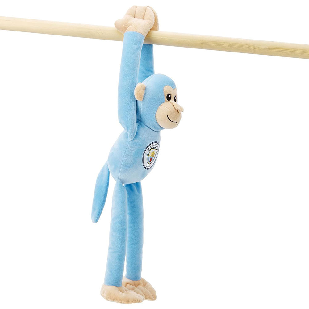 Manchester City FC Plush Hanging Monkey LKT Sport Football>Premier League>Manchester City FC Stuffed Animals