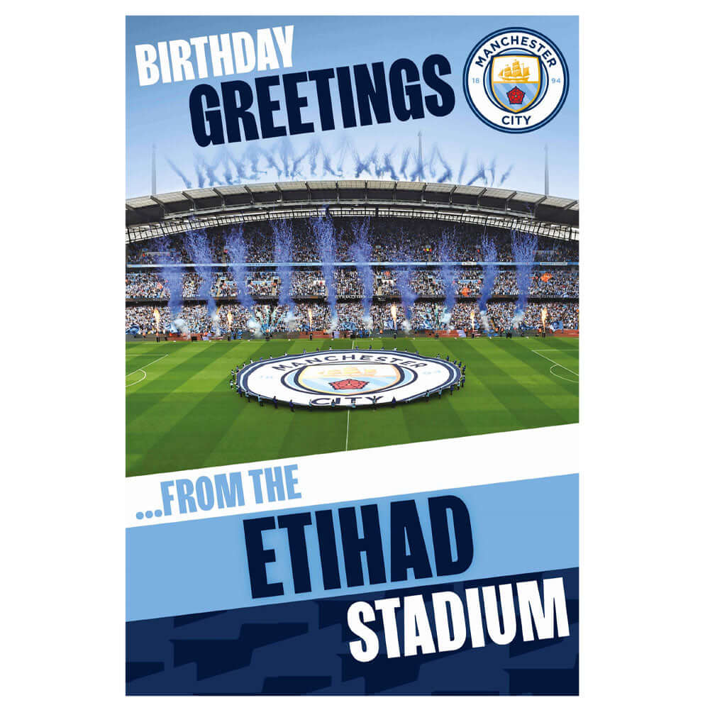 Manchester City FC Pop-Up Birthday Card LKT Sport Football>Premier League>Manchester City FC Greeting Cards