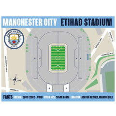 Manchester City FC Pop-Up Birthday Card LKT Sport Football>Premier League>Manchester City FC Greeting Cards