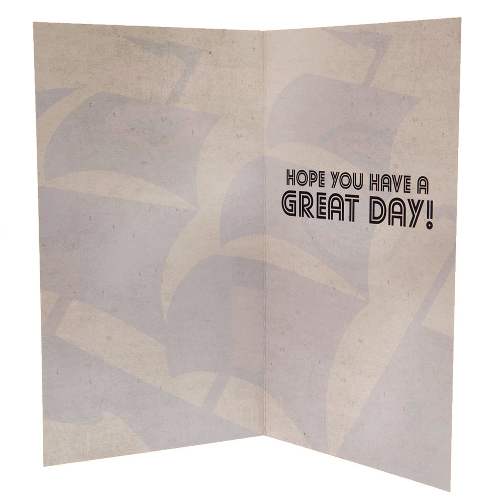 Manchester City FC Retro Shirt Birthday Card LKT Sport Football>Premier League>Manchester City FC Greeting Cards