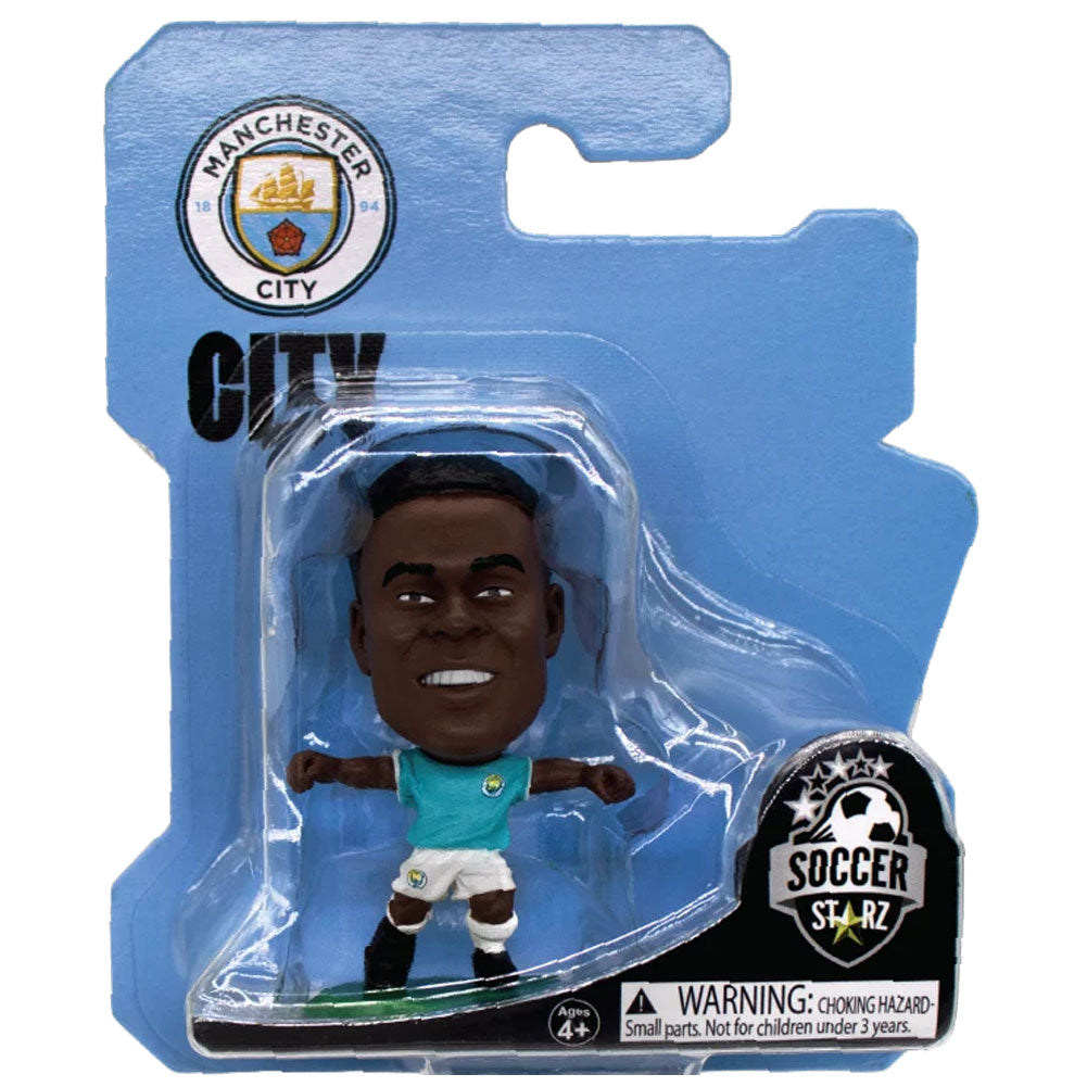 Manchester City FC SoccerStarz Guehi LKT Sport Marc Guehi Soccerstarz collectable figureFeatures classic Man City home kitStands 5cm tall on a green baseOfficial licensed productApprox 5cm x 2.5cm x 2.5cm Figurines