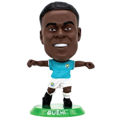 Manchester City FC SoccerStarz Guehi LKT Sport Marc Guehi Soccerstarz collectable figureFeatures classic Man City home kitStands 5cm tall on a green baseOfficial licensed productApprox 5cm x 2.5cm x 2.5cm Figurines