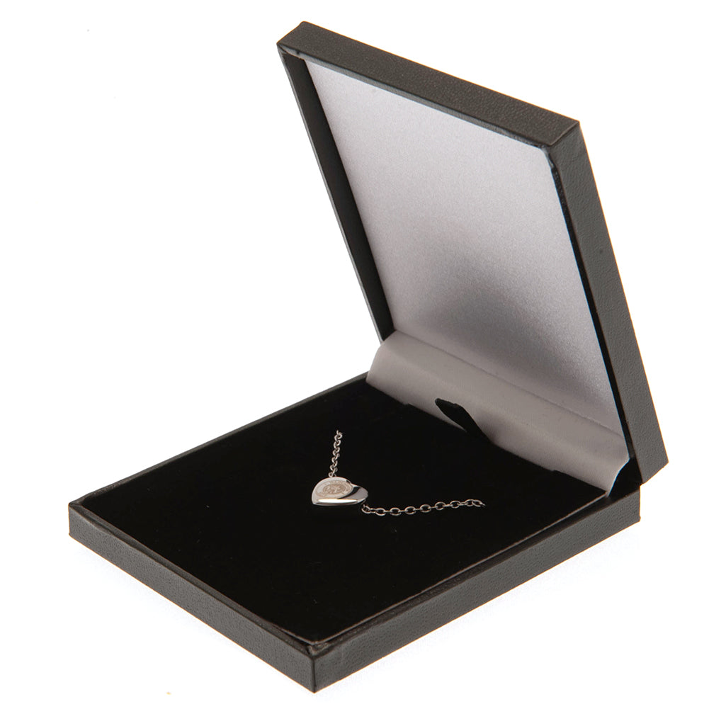 Manchester City FC Stainless Steel Heart Necklace LKT Sport Football>Premier League>Manchester City FC