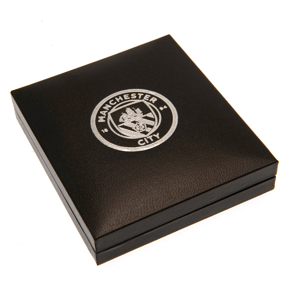 Manchester City FC Stainless Steel Heart Necklace LKT Sport Football>Premier League>Manchester City FC