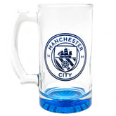 Manchester City FC Stein Glass Tankard LKT Sport Football>Premier League>Manchester City FC Beer Glasses