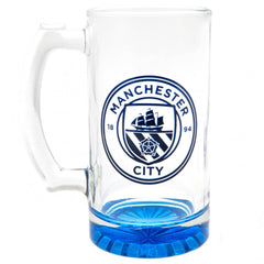 Manchester City FC Stein Glass Tankard LKT Sport Football>Premier League>Manchester City FC Beer Glasses