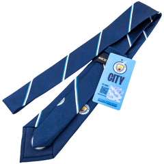 Manchester City FC Stripe Tie LKT Sport Football>Premier League>Manchester City FC Neckties