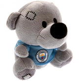 Manchester City FC Timmy Bear LKT Sport Soft to touch grey plush bear With stitched features and sky blue t-shirt with full colour crest 100% polyester Official licensed product Approx 14cm tall With a swing tag Stuffed Animals