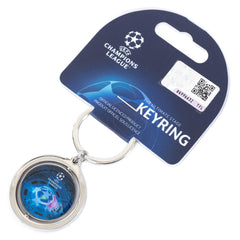 Manchester City FC UCL Spinner Keyring LKT Sport Football>Premier League>Manchester City FC|Football>European Leagues>UEFA Champions League Keychains