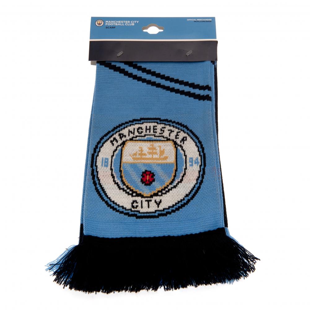 Manchester City FC Vertigo Scarf LKT Sport Football>Premier League>Manchester City FC Scarves