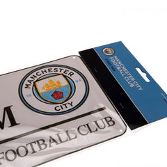 Manchester City FC White Street Sign LKT Sport Football>Premier League>Manchester City FC Novelty Signs