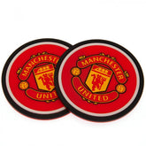 Manchester United FC 2pk Coaster Set LKT Sport Football>Premier League>Manchester United FC Coasters