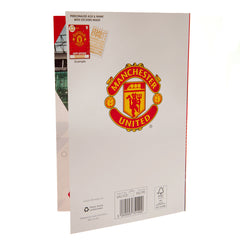 Manchester United FC Birthday Card With Stickers LKT Sport Football>Premier League>Manchester United FC Greeting Cards