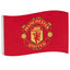 Manchester United FC Core Crest Flag LKT Sport Large 100% polyester supporters flag This classic design features a full colour United crest on a red background Perfect for any wall with ready to hang metal eyelets Official licensed product Approx 152cm x