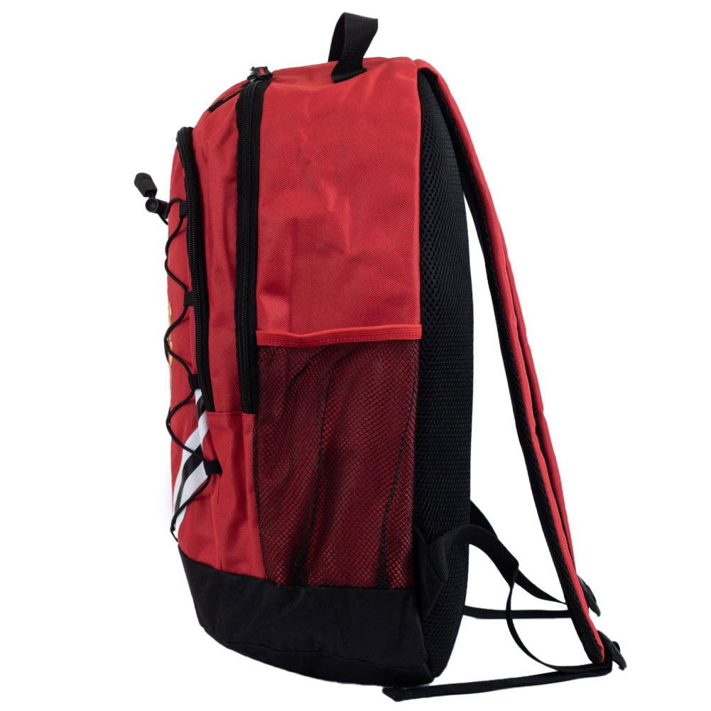 Manchester United FC Core Stripe Backpack LKT Sport Football>Premier League>Manchester United FC School Backpacks
