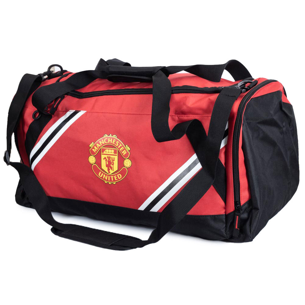 Manchester United FC Core Stripe Holdall LKT Sport Football>Premier League>Manchester United FC