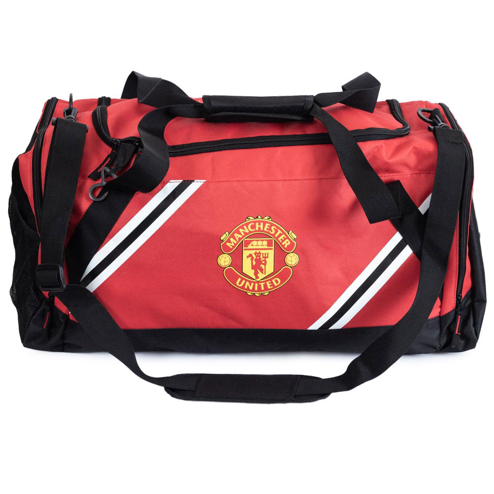 Manchester United FC Core Stripe Holdall LKT Sport Football>Premier League>Manchester United FC