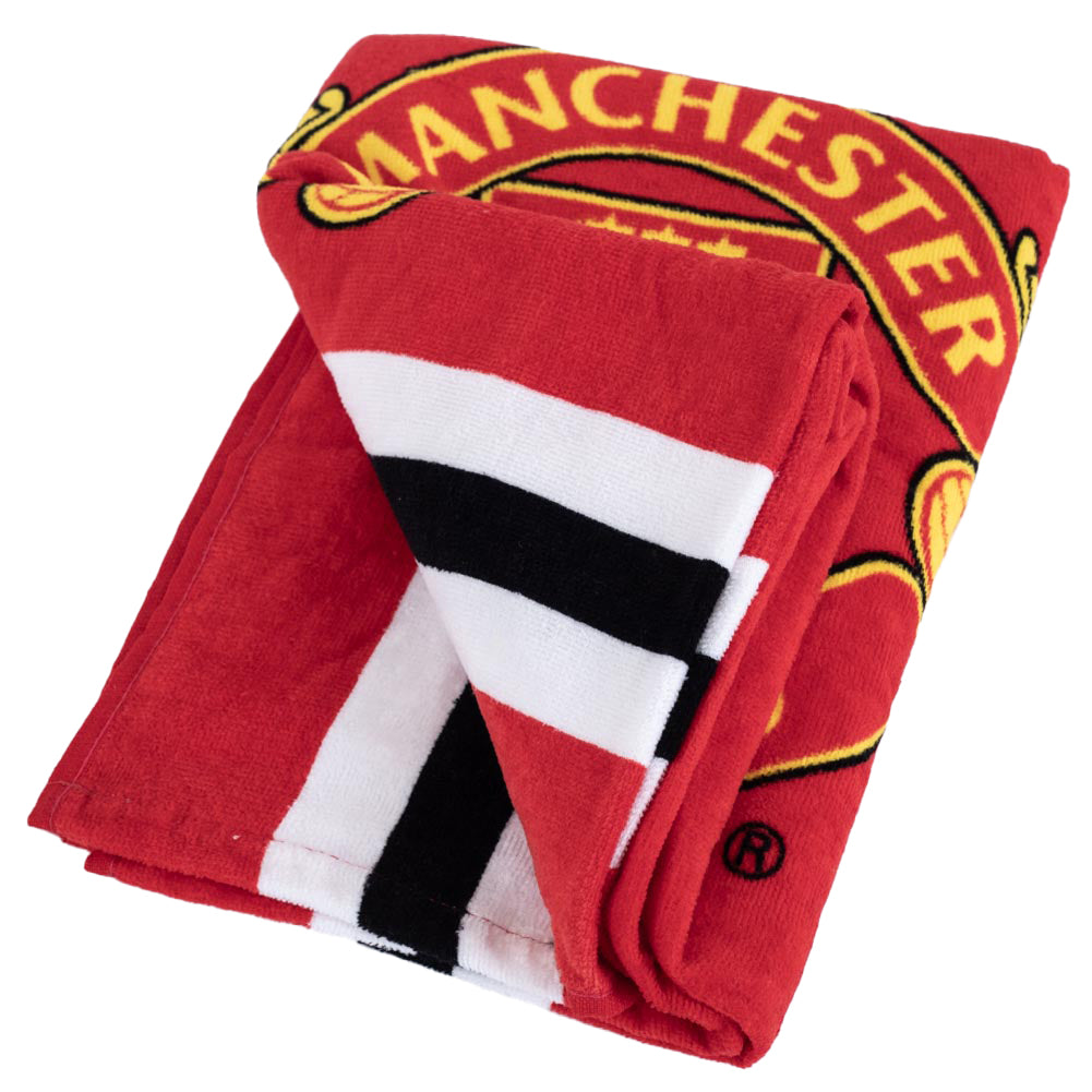 Manchester United FC Core Stripe Towel LKT Sport Football>Premier League>Manchester United FC