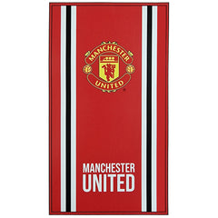 Manchester United FC Core Stripe Towel LKT Sport Football>Premier League>Manchester United FC