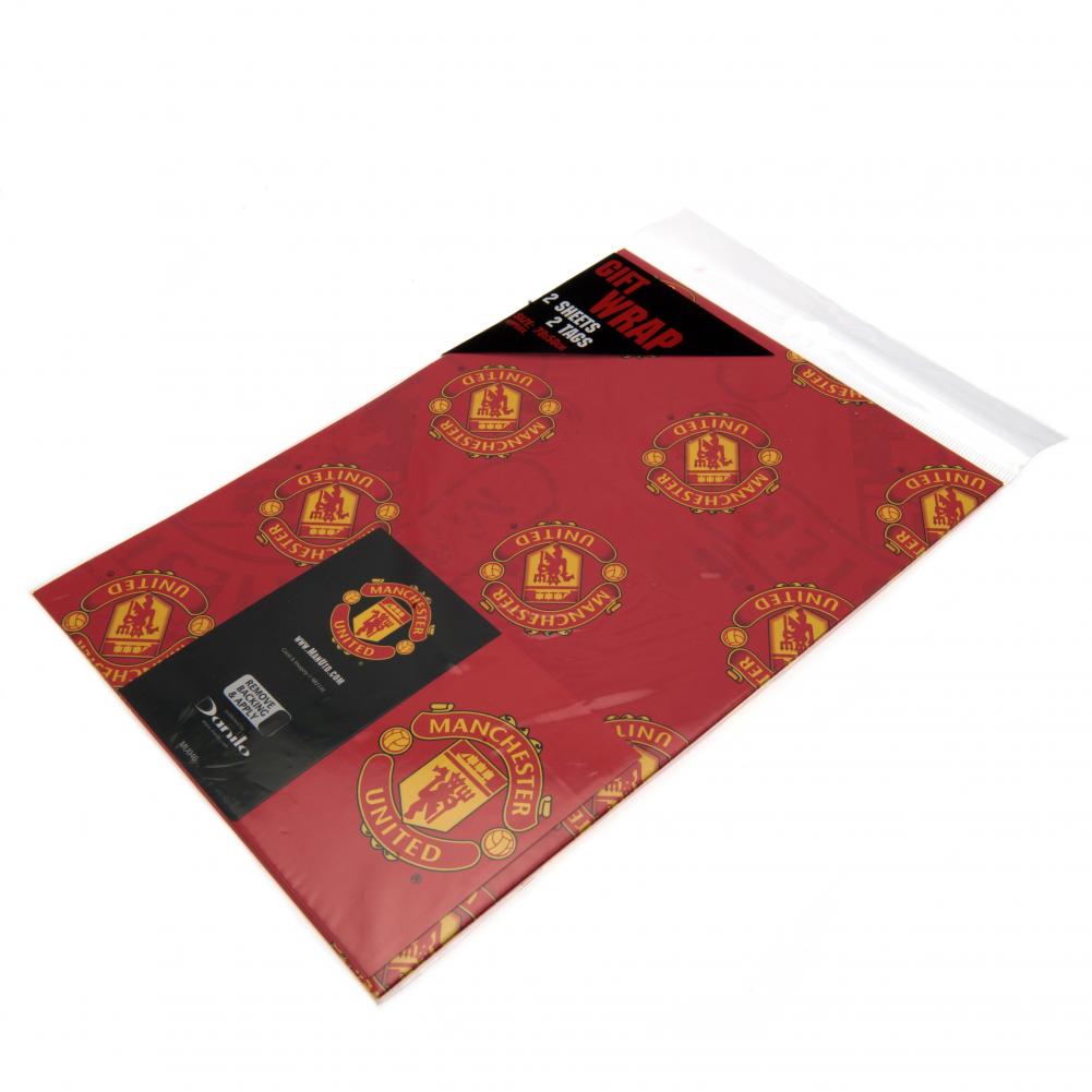 Manchester United FC Crest Gift Wrap LKT Sport Football>Premier League>Manchester United FC Wrapping Paper