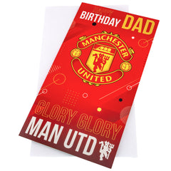 Manchester United FC Dad Birthday Card LKT Sport Football>Premier League>Manchester United FC Greeting Cards