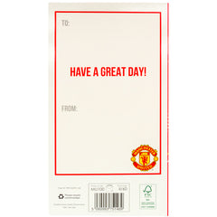 Manchester United FC Glory Glory Birthday Card LKT Sport Football>Premier League>Manchester United FC Greeting Cards