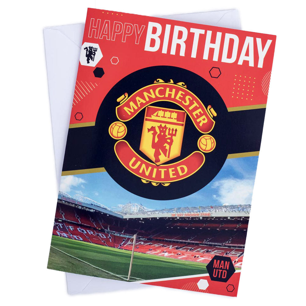 Manchester United FC Musical Birthday Card LKT Sport Football>Premier League>Manchester United FC Greeting Cards