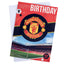 Manchester United FC Musical Birthday Card LKT Sport Vibrant red gloss finish birthday card with a large United crestPlays the famous 'Glory Glory Man United' songFeatures a full colour stadium graphic insideMessage inside reads 'Have an amazing time!'Off