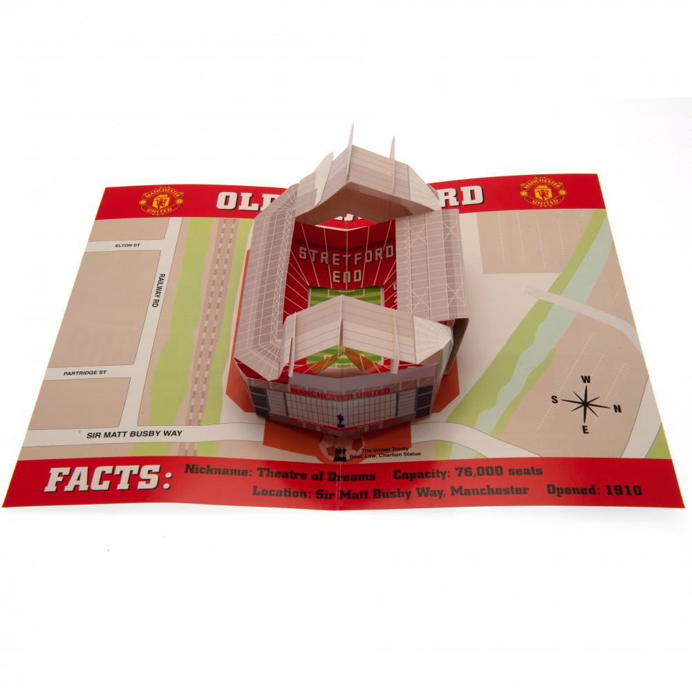 Manchester United FC Pop-Up Birthday Card LKT Sport Football>Premier League>Manchester United FC Greeting Cards