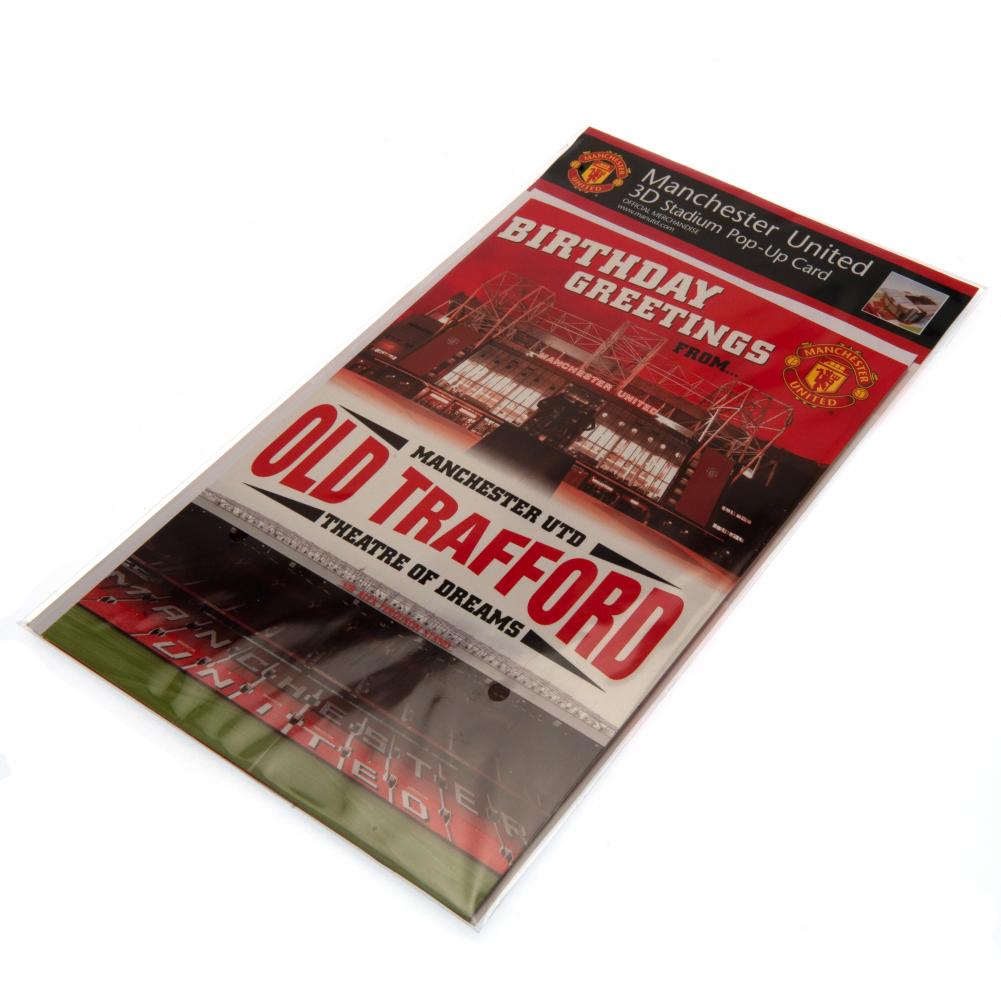 Manchester United FC Pop-Up Birthday Card LKT Sport Football>Premier League>Manchester United FC Greeting Cards