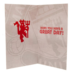 Manchester United FC Retro Shirt Birthday Card LKT Sport Football>Premier League>Manchester United FC Greeting Cards