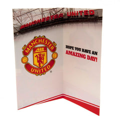 Manchester United FC Stadium Birthday Card LKT Sport Football>Premier League>Manchester United FC Greeting Cards