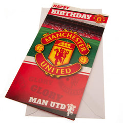 Manchester United FC Stadium Birthday Card LKT Sport Football>Premier League>Manchester United FC Greeting Cards