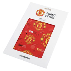 Manchester United FC Text Gift Wrap LKT Sport Football>Premier League>Manchester United FC Gift Wrapping