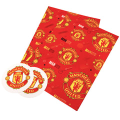 Manchester United FC Text Gift Wrap LKT Sport Football>Premier League>Manchester United FC Gift Wrapping