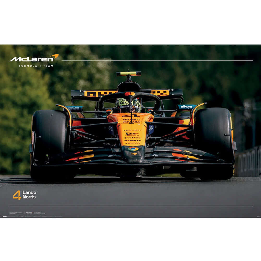 McLaren Lando Norris Poster 56 LKT Sport Entertainment>Brands>Car Brands>McLaren Posters