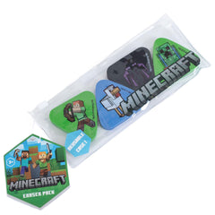 Minecraft 4pk Eraser Set LKT Sport Entertainment>Gaming>Minecraft Standard Erasers